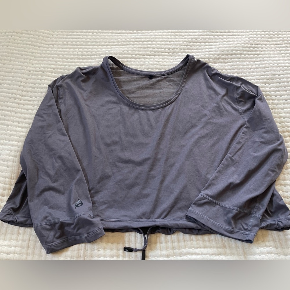 P’tula Effortless Gray Long Sleeve Tee for Everyday Comfort